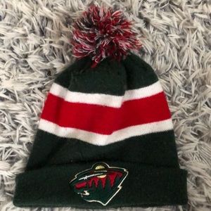 Minnesota wild winter beanie